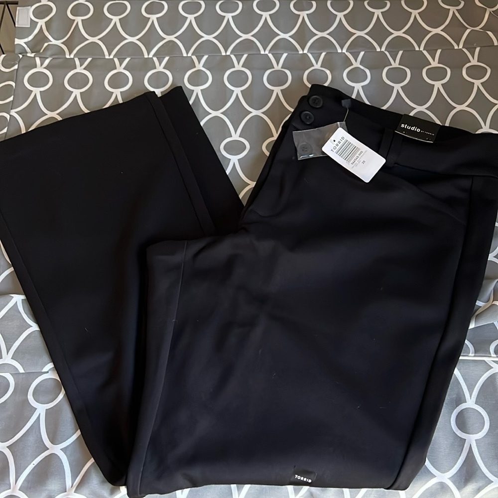 Black torrid studio trouser